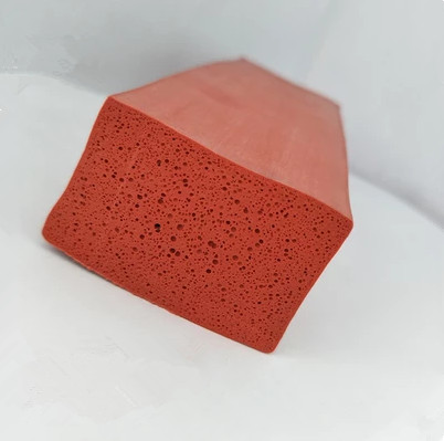 Silicone sponge/foam rubber seal